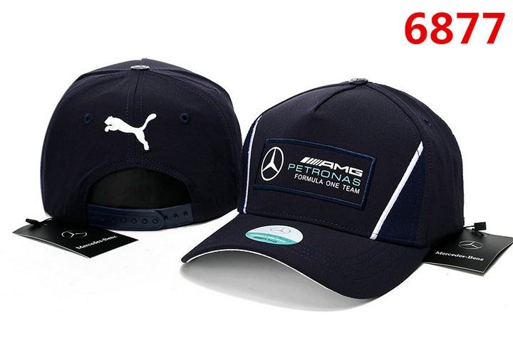 Casquette Mercedes AMG Petronas F1 Classique Chapeau de Soleil Réglable Anti-Soleil